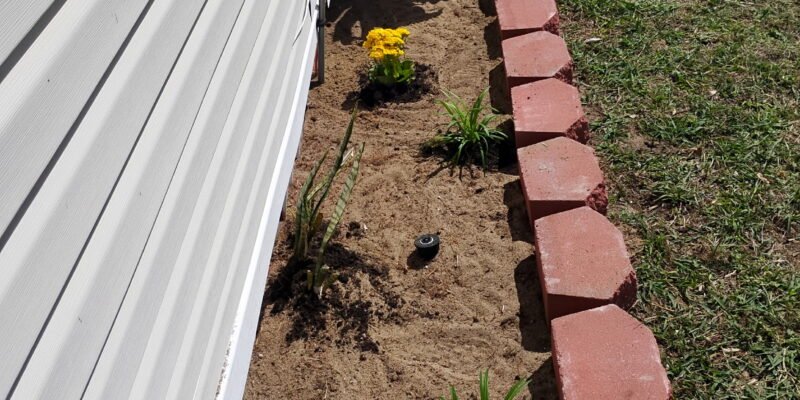 New Landscaping on North Side